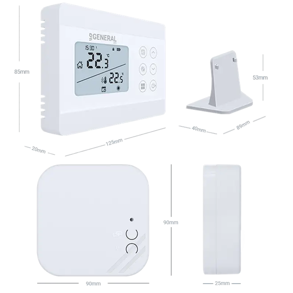 Комнатный термостат General HT300 S RF программатор, беспроводной
